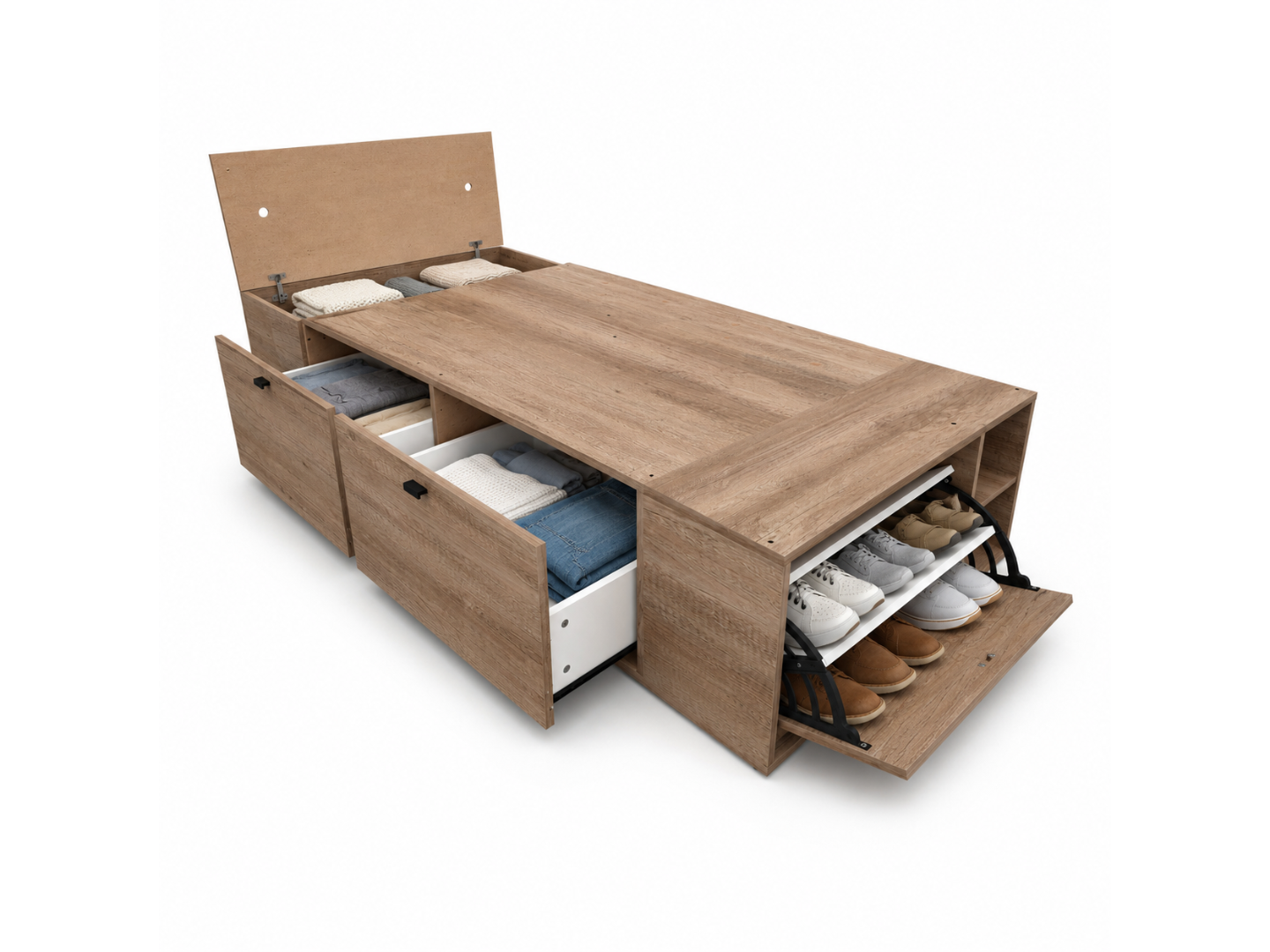 Box Benethon 1 Plaza - Grei (Nebraska Gris)