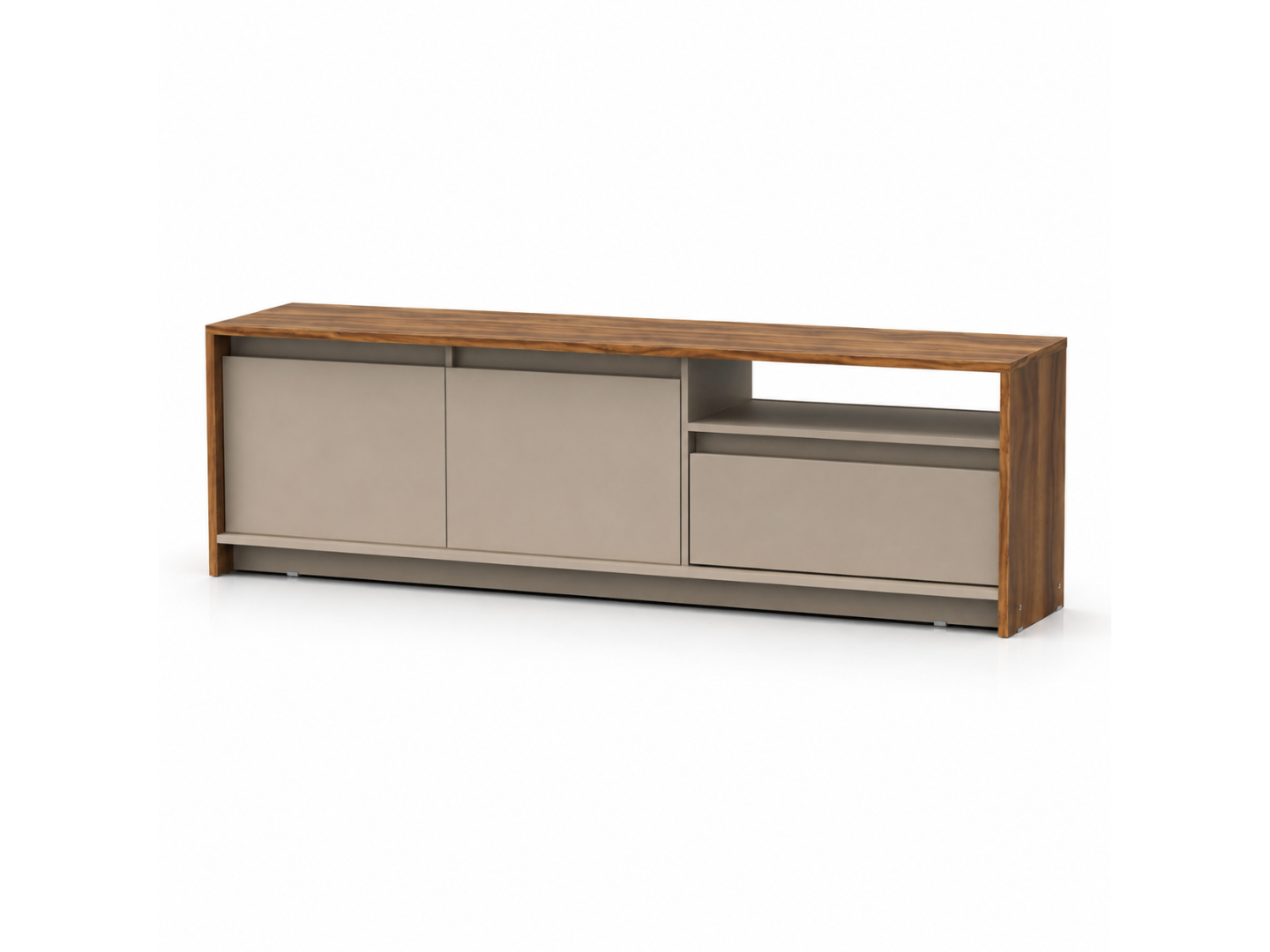 Rack TV NIZA 1,80Mt Nogal