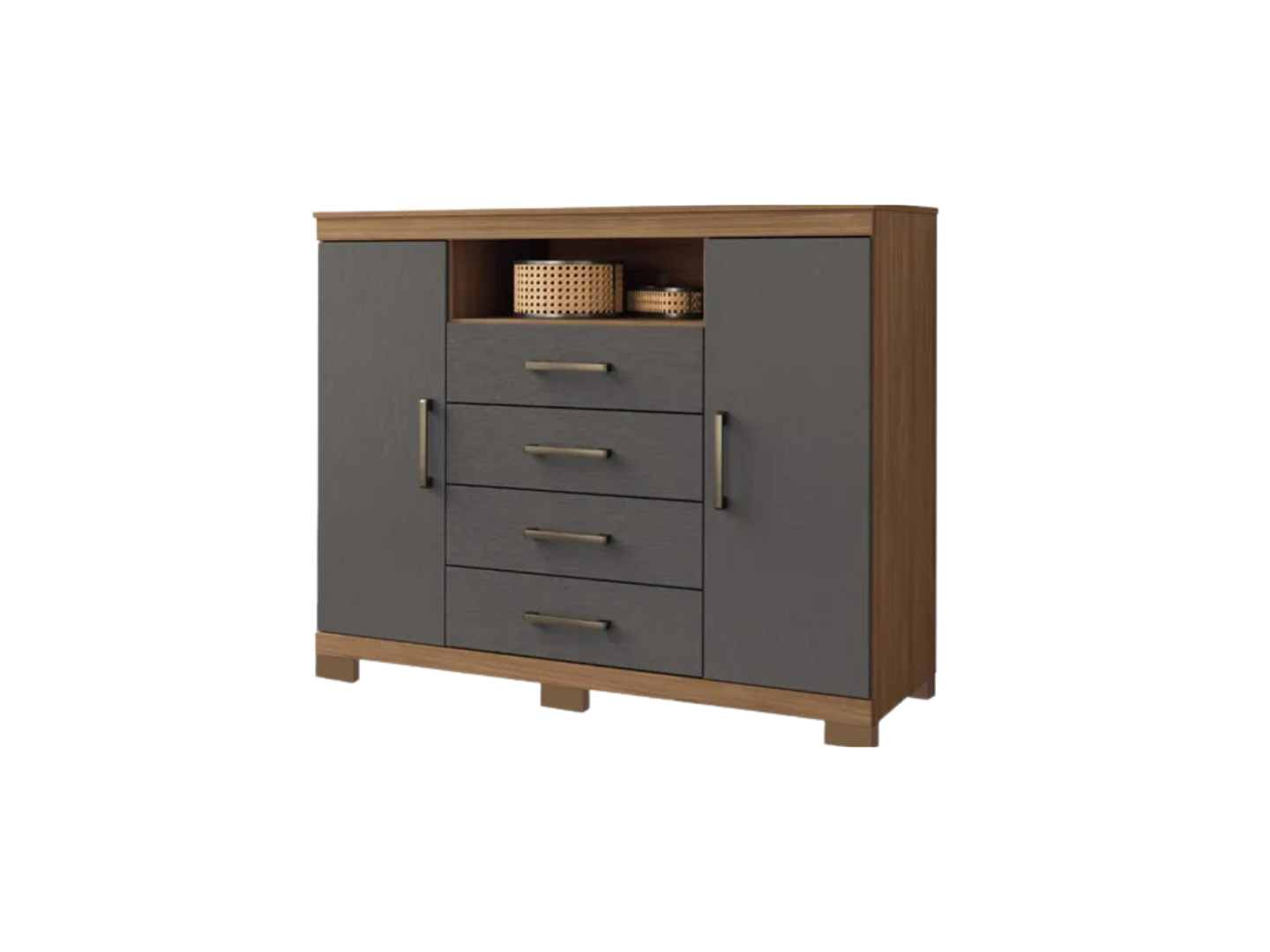 Comoda Master 1.30 Mts Jatoba / Grafito