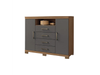 Comoda Master 1.30 Mts Jatoba / Grafito