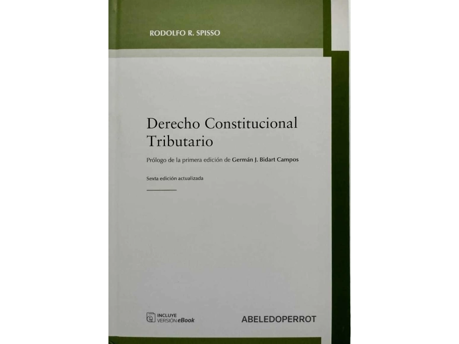 DERECHO CONSTITUCIONAL TRIBUTARIO 7° EDICION - EDICION ANTERIOR 2019 (Copia)