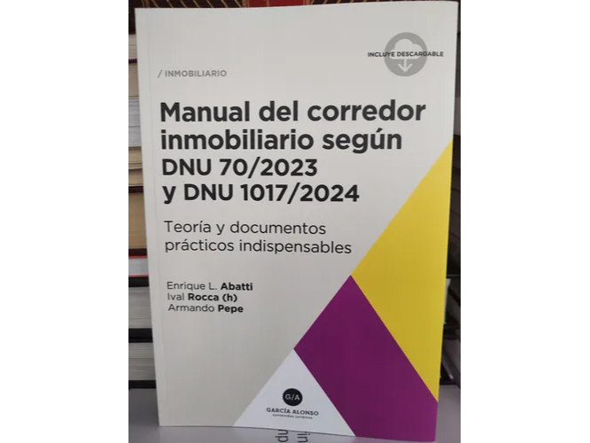 MANUAL DEL CORREDOR INMOBILIARIO DNU 70/2023