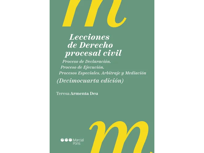 LECCIONES DE DERECHO PROCESAL CIVIL 14° ED