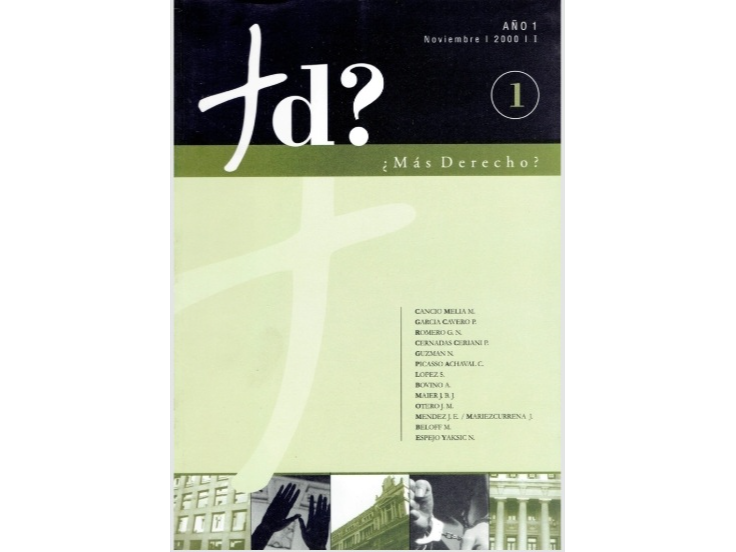 MAS DERECHO AÑ0 1 TOMO 1 RUSTICO