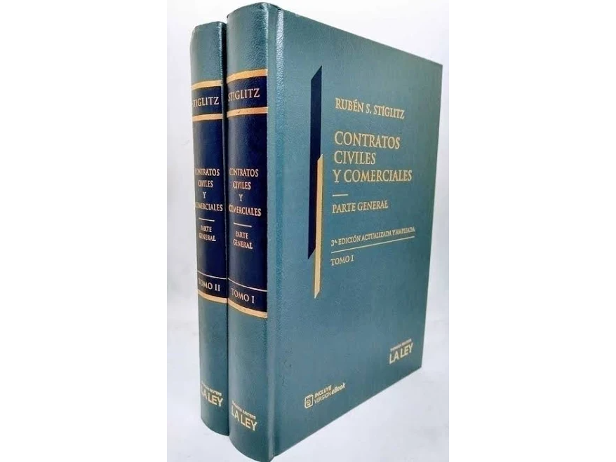 Contratos civiles y comerciales 2 tomos de Lujo.