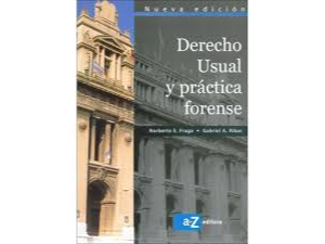 Derecho usual y practica forense