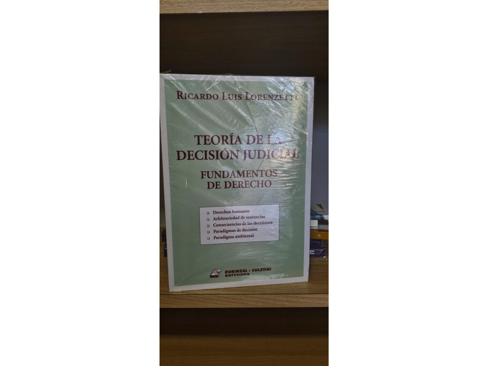 Teoría de la decisión judicial Fundamentos de derecho