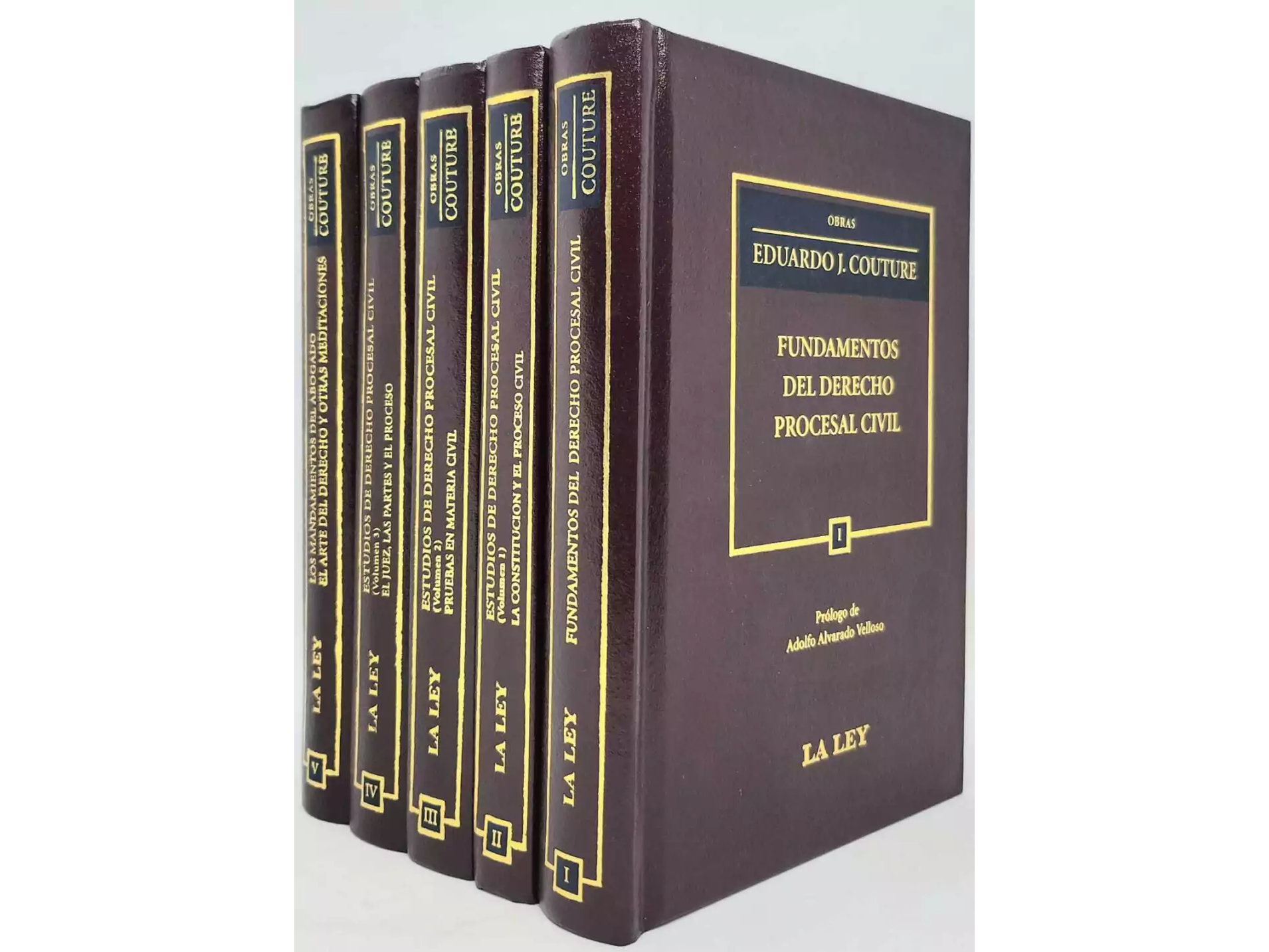OBRAS COMPLETAS COUTURE. 5 tomos. Fundamentos del derecho procesal civil - Estudios de derecho procesal - Los mandamientos del abogado