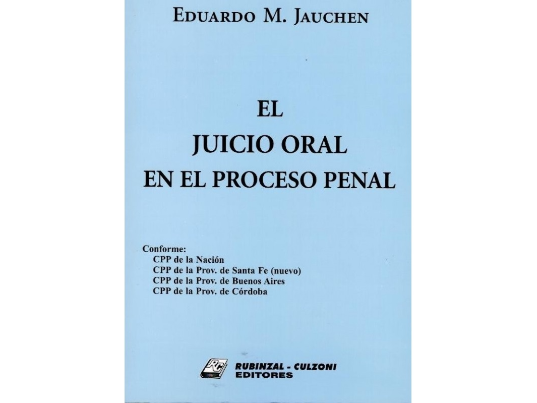 EL JUICIO ORAL EN EL PROCESO PENAL