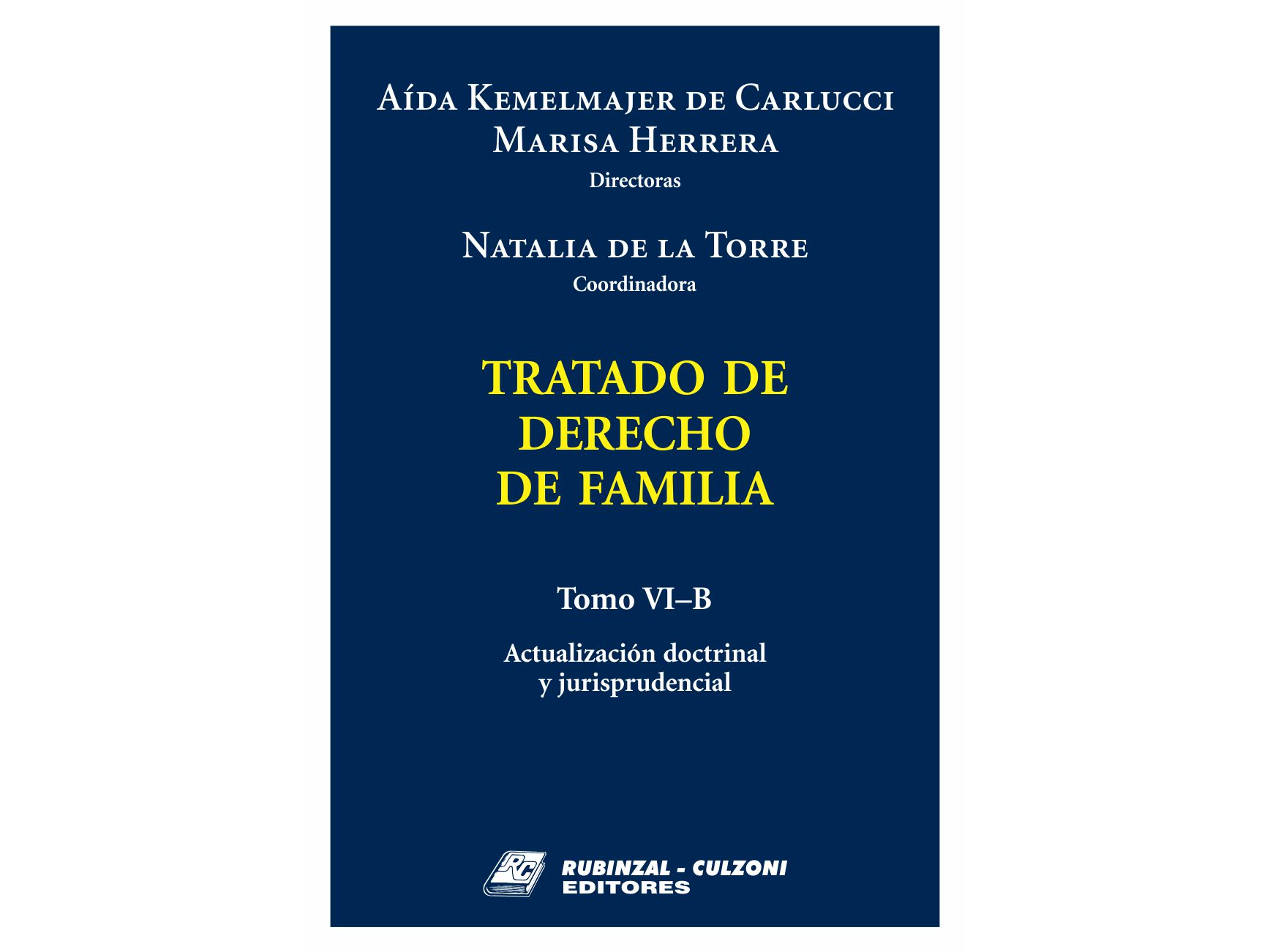 TRATADO DE DERECHO DE FAMILIA - TOMO VI-B - RUSTICO - ACTUALIZACION DOCTRINAL Y JURISPRUDENCIAL -