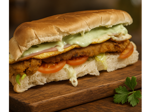 Sandwich de milanesa completo de ENTREMÉS