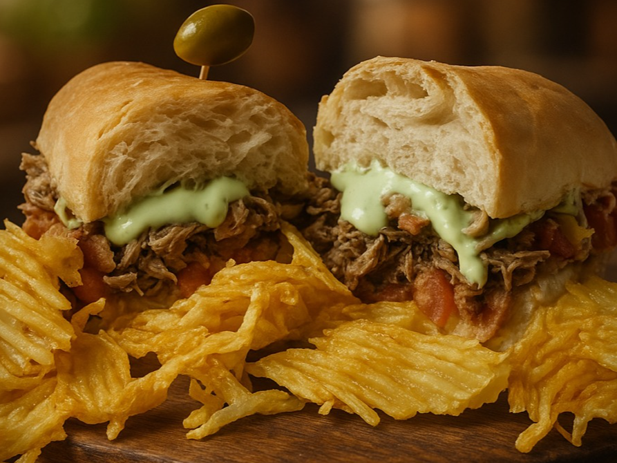 Sandwich de bondiola de cerdo