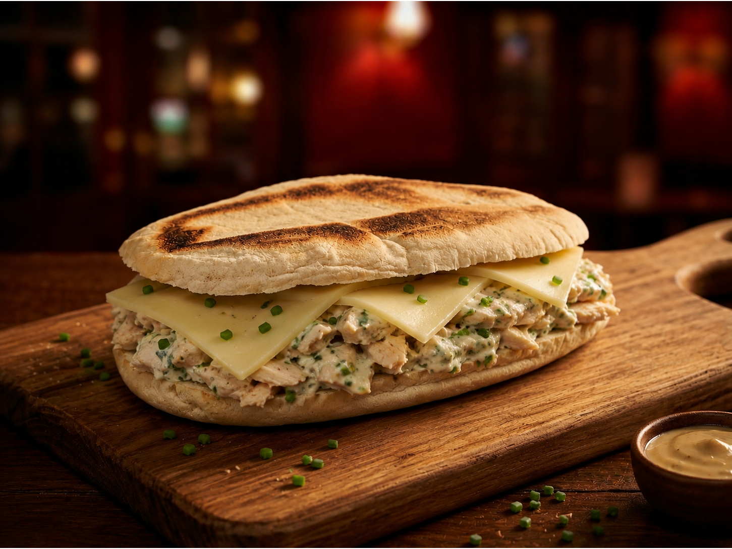 POLLO AL CIBOULETTE Y QUESO XL