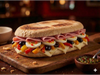 JAMON COCIDO PREMIUM, QUESO TYBO Y M0RRONES CON ACEITUNAS NEGRAS XL