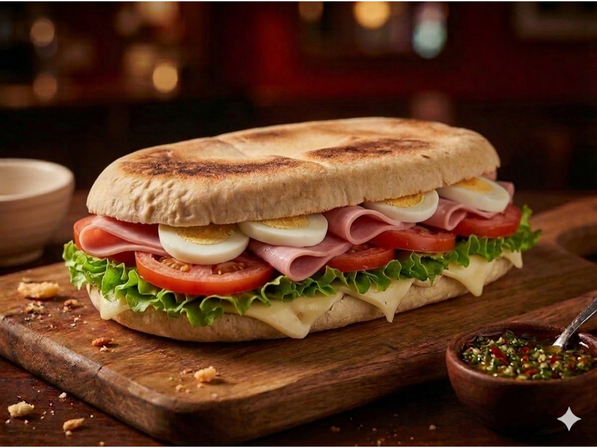 JAMON COCIDO PREMIUM, QUESO TYBO Y VERDURAS XL