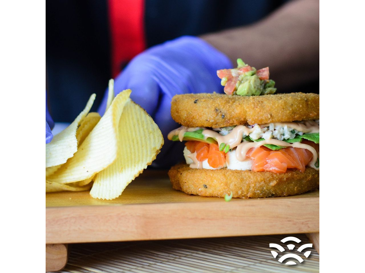 Hamburguesa de Sushi de Hõseki Sushi