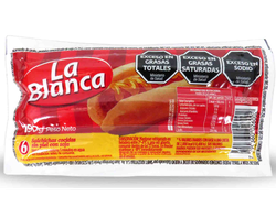 LA BLANCA SALCHICHA 24 X 6 ,190 GR