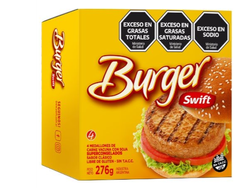 SWIFT BURGUER MED , 12 X 4 , 276GR