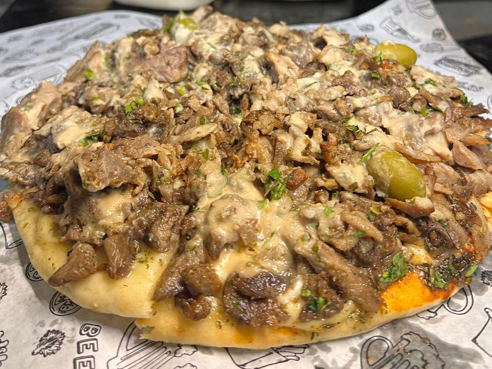 pizza de shawarma