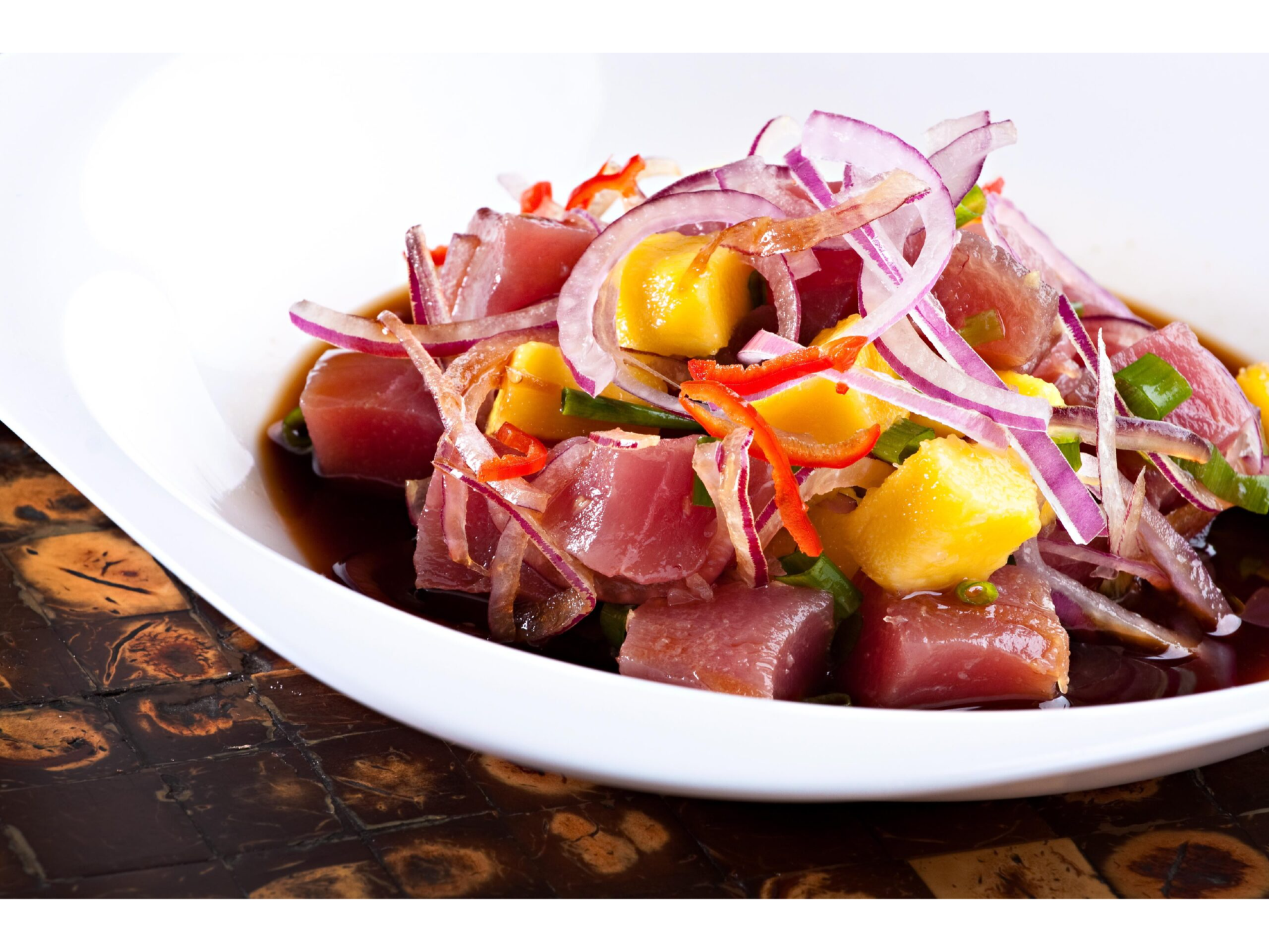 Ceviche de atun