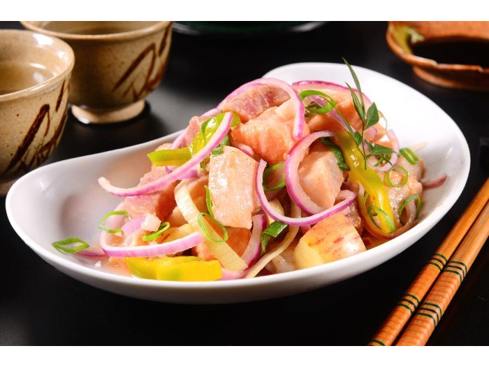 Ceviche de salmón