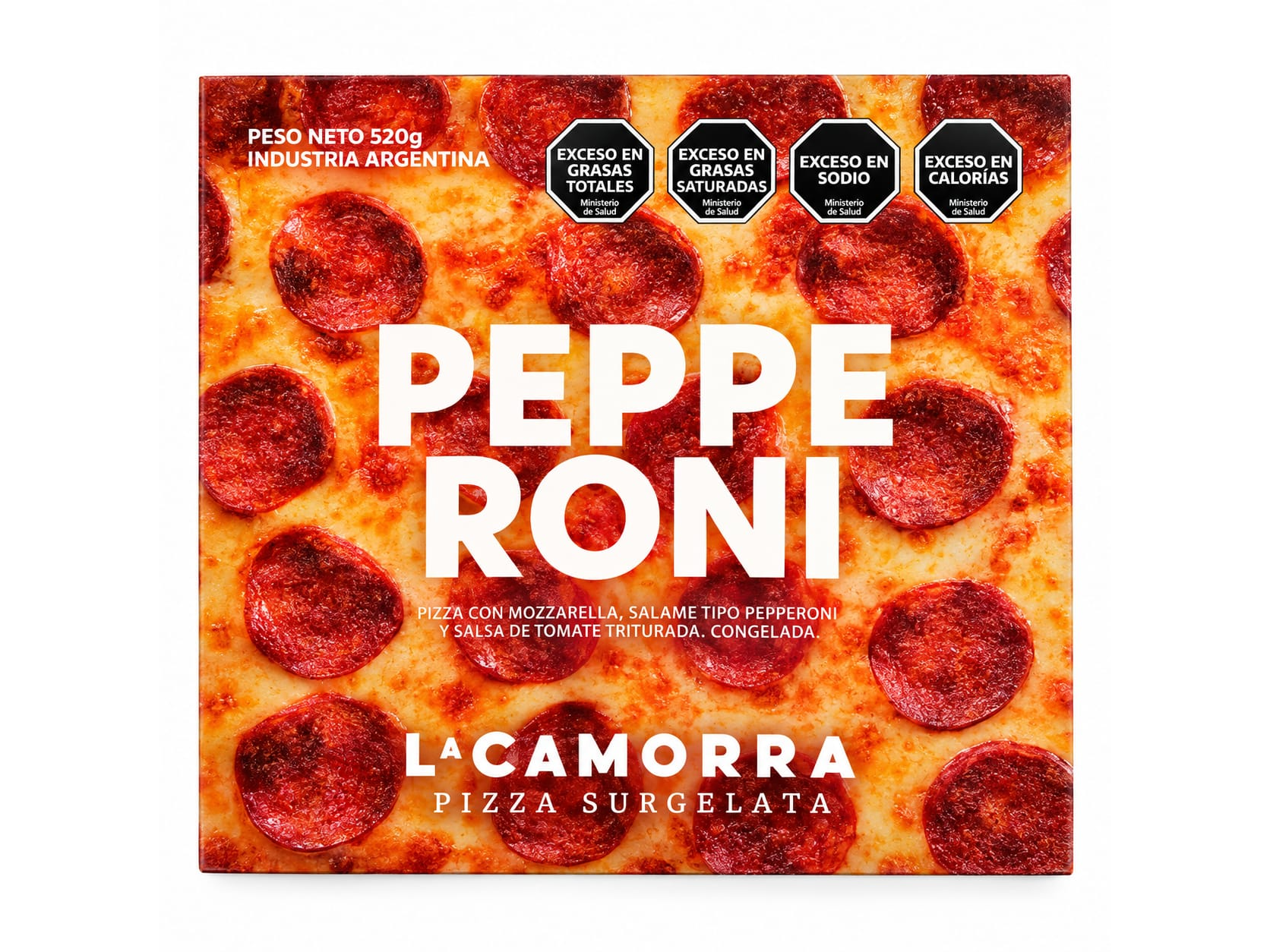 Pizza Pepperoni La Camorra 520g