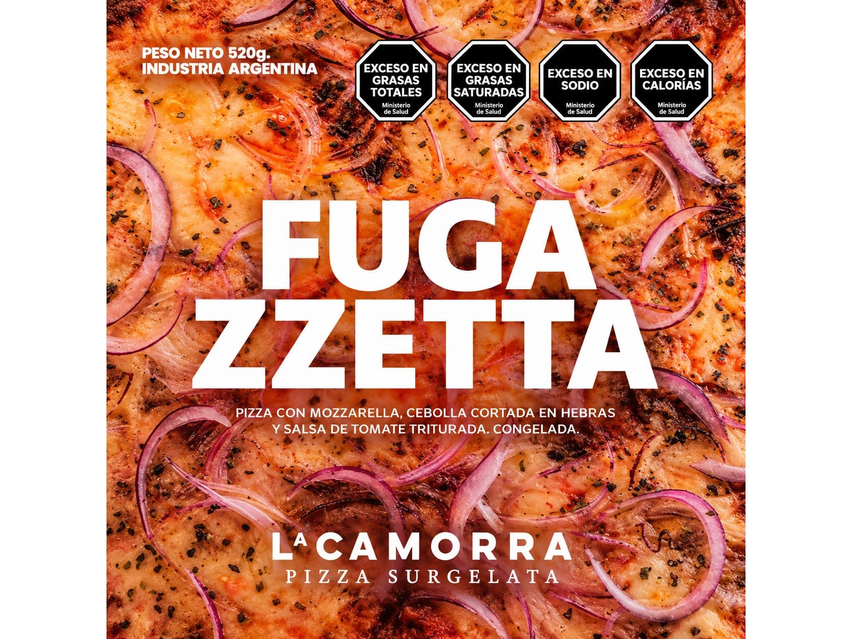 Pizza Fugazzetta La Camorra 520g