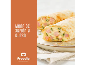 wrap de jamon y queso 210grs x1 unidad