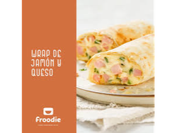 wrap de jamon y queso 210grs x1 unidad
