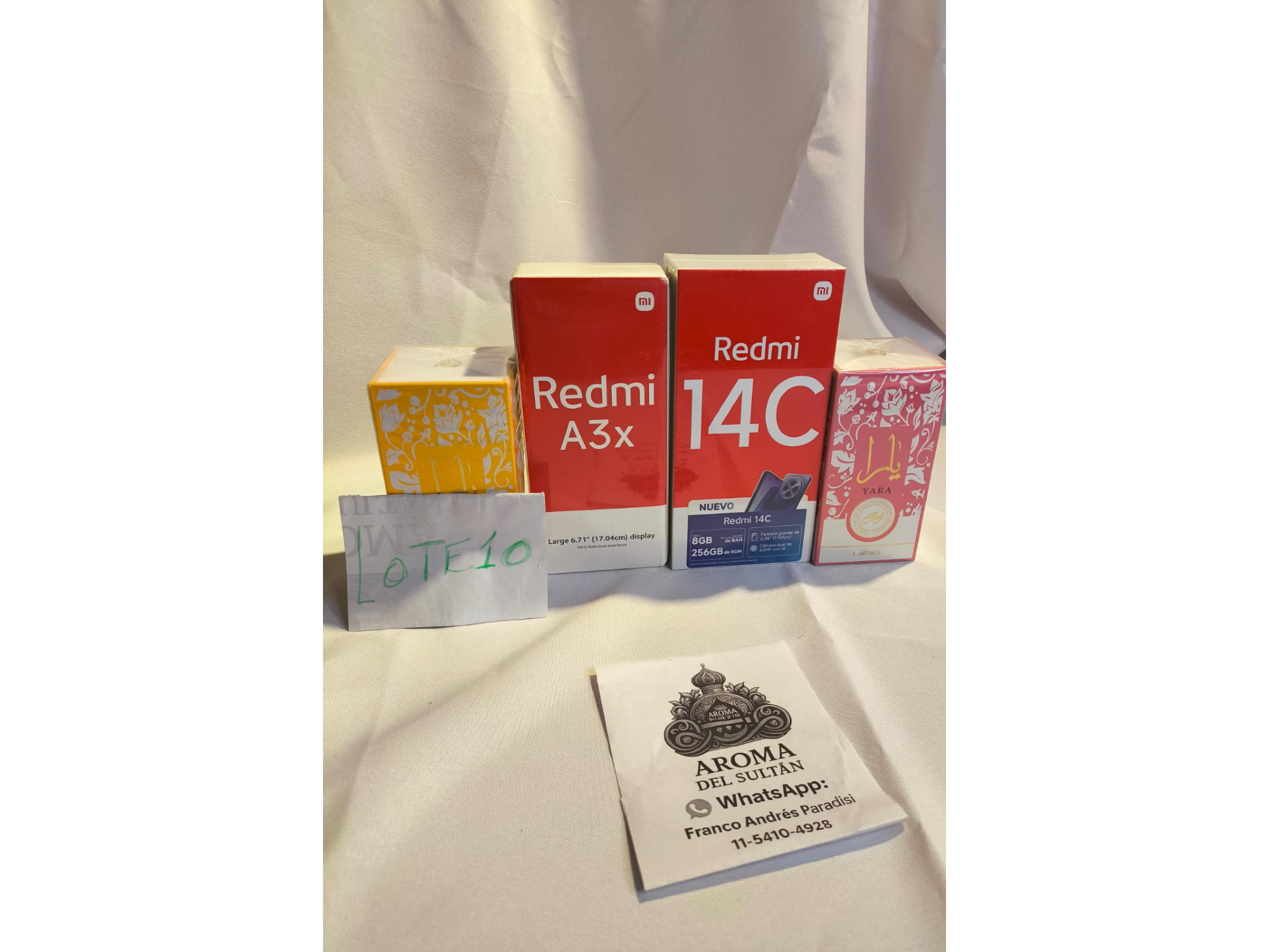 📱🔥 LOTE N°10 — CELUS + PERFUMES DE REGALO (TODO NUEVO) 🔥📱