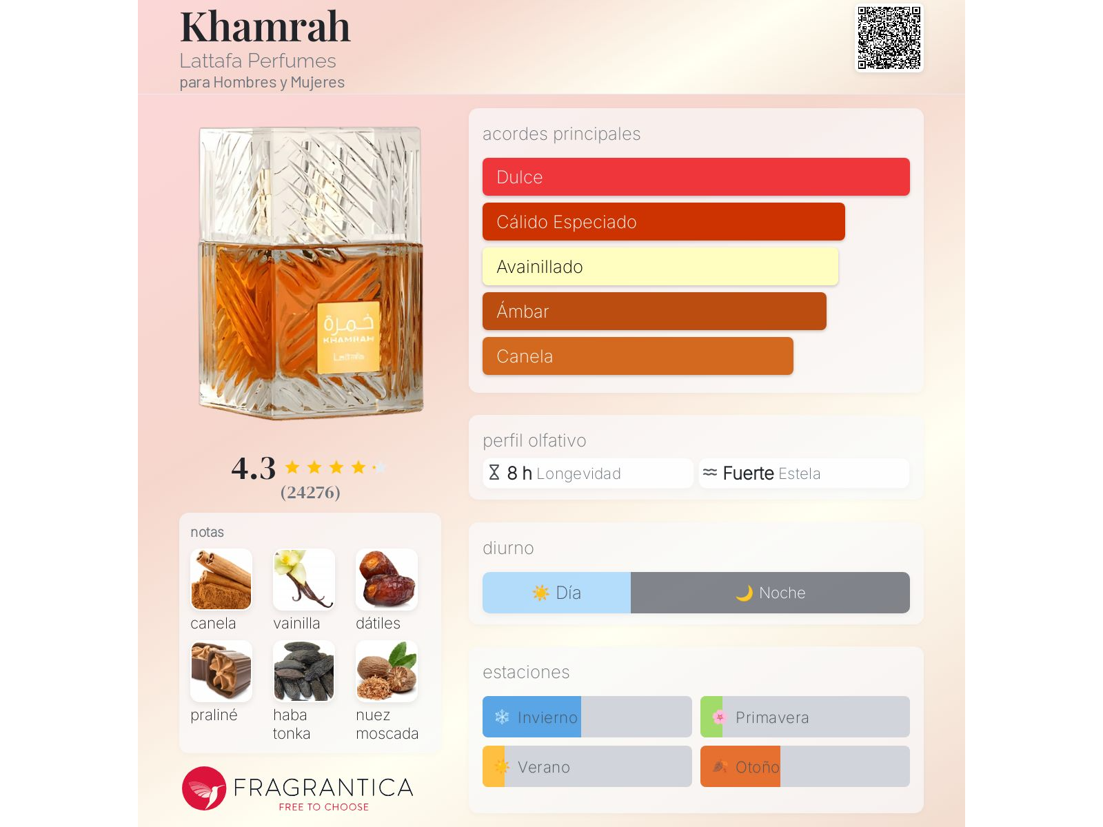 KHAMRAH CLÁSICO 100ML