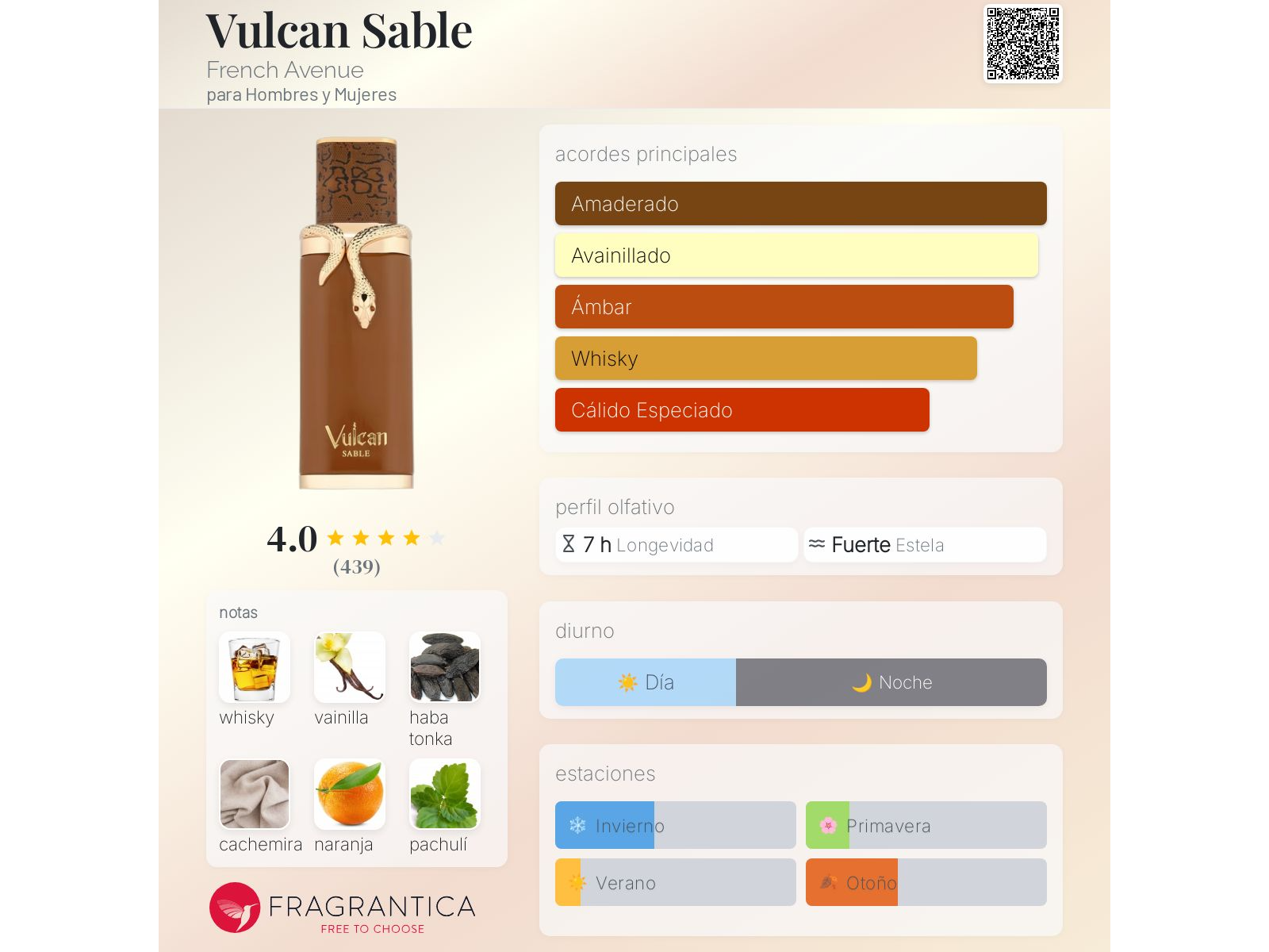 VULCAN SABLE 100ML