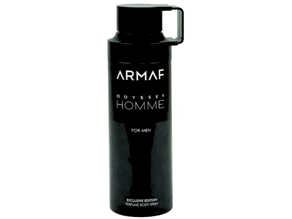 HOMME BLACK ODYSSEY 200ML PERFUME SPRAY DESODORANTE