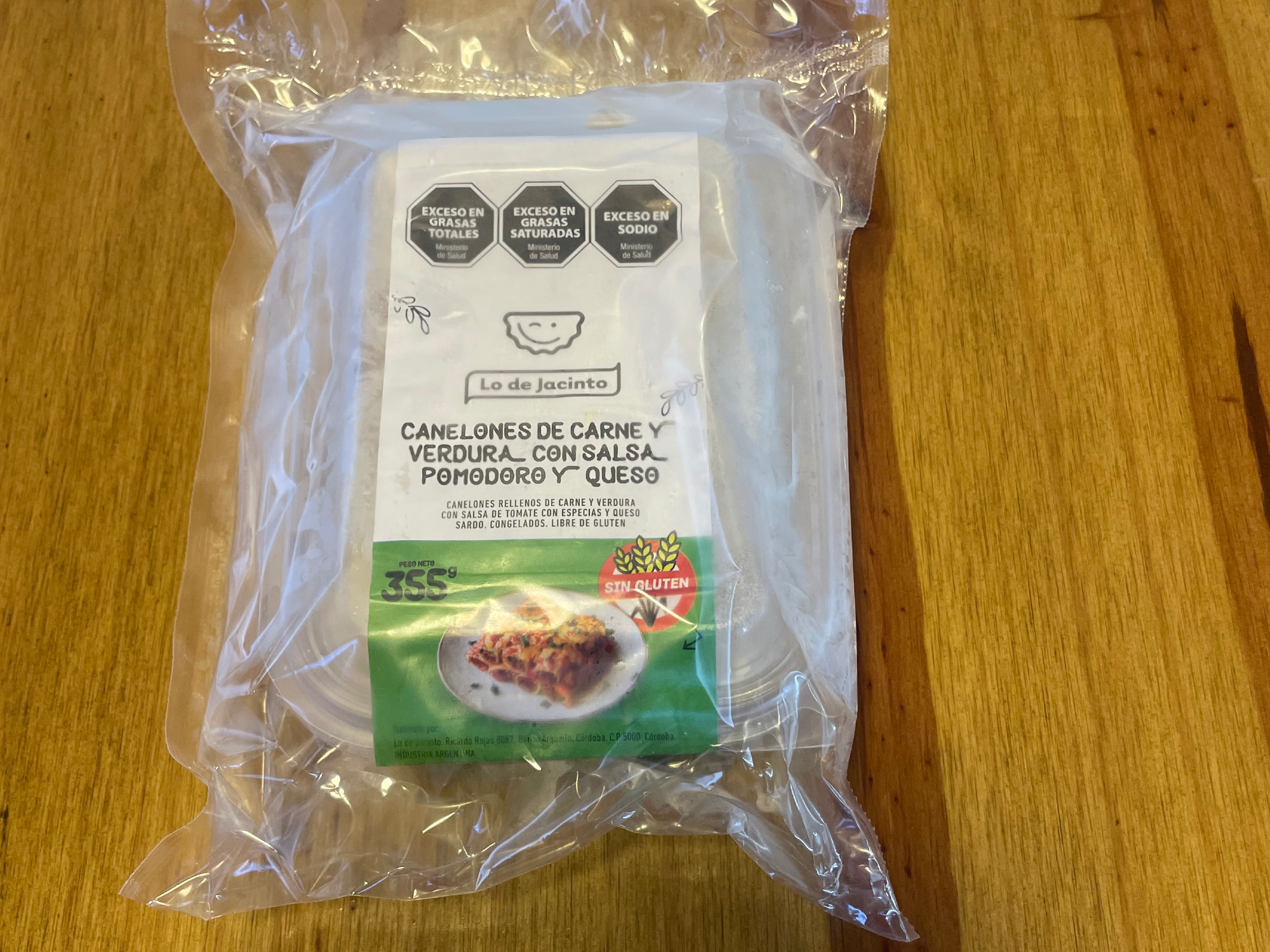 canelomes de carne y verdura