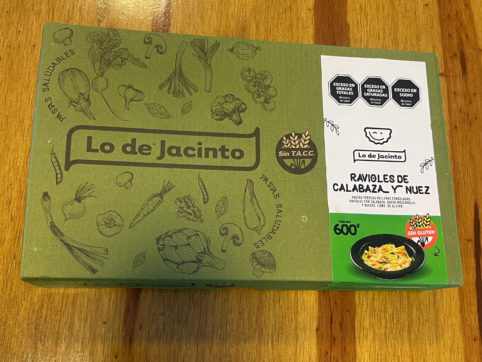 Ravioles de calabaza y nuez