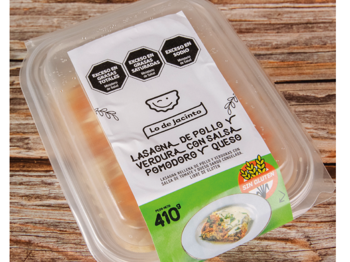 lasagna de pollo y verdura