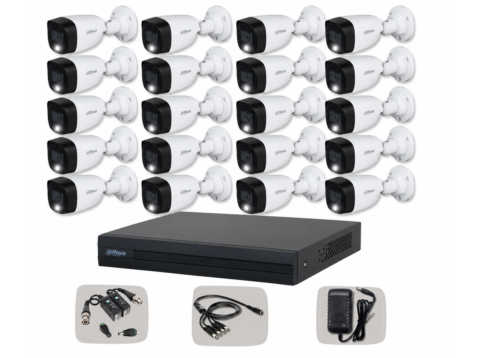 Cámaras Dahua 2MP Smart Bullet Kit x 12