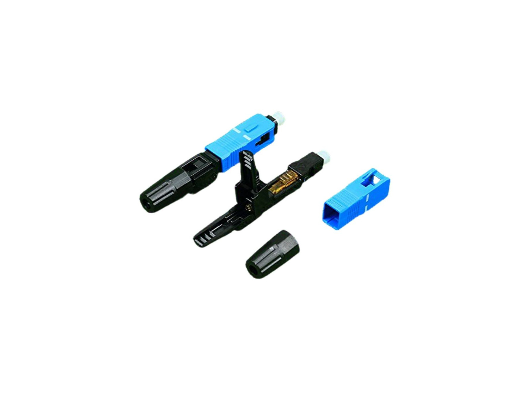 Conector mecanico azul