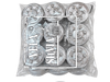 Velas plata pack de 12 unidades