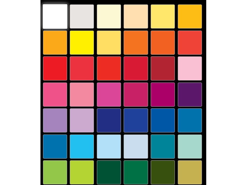 Paleta de colores