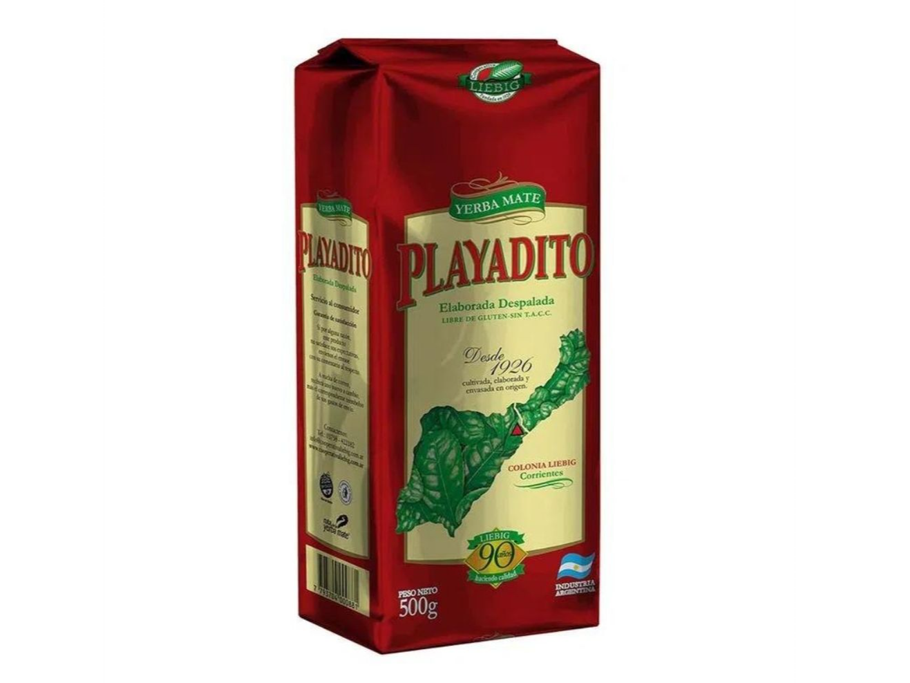 Yerba mate Playadito 500g despalada