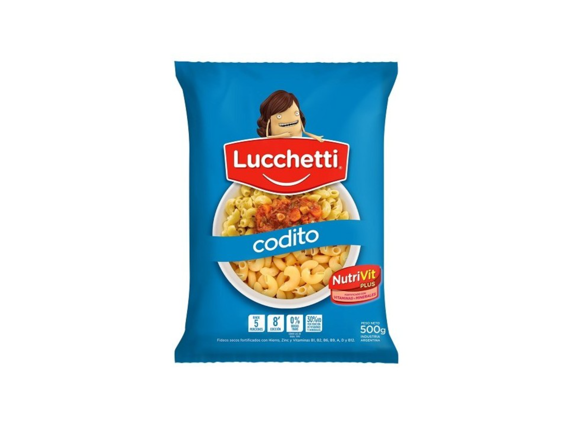 Fideos Lucchetti Codito 500g
