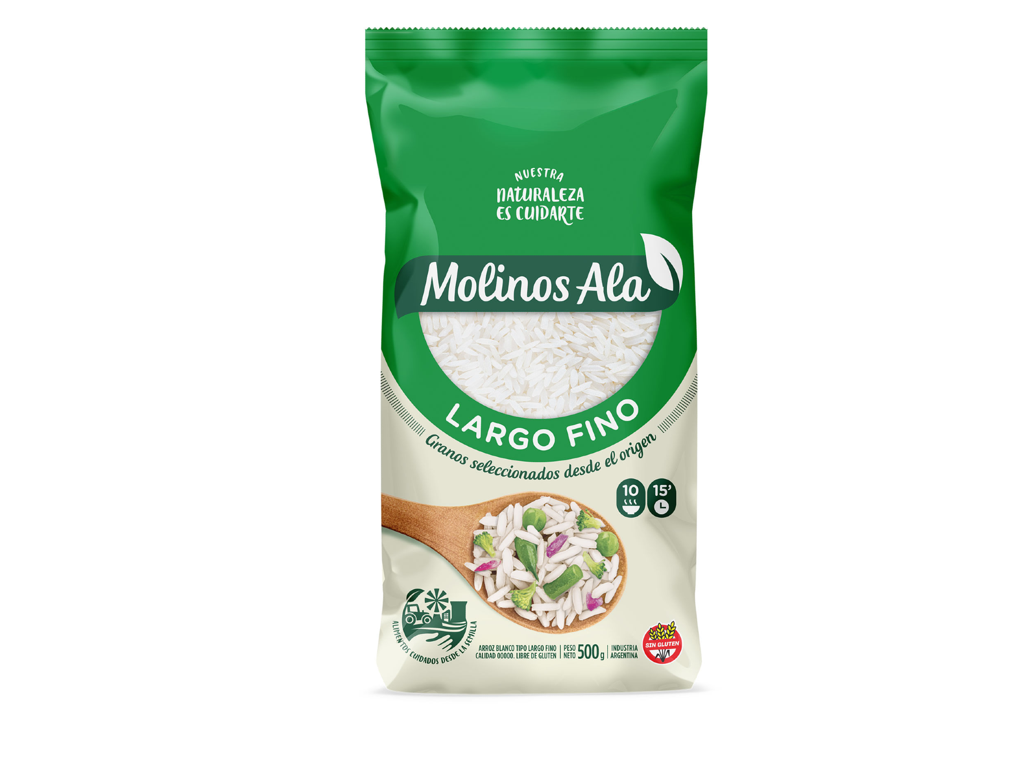 Arroz Molinas ala 500g largo fino