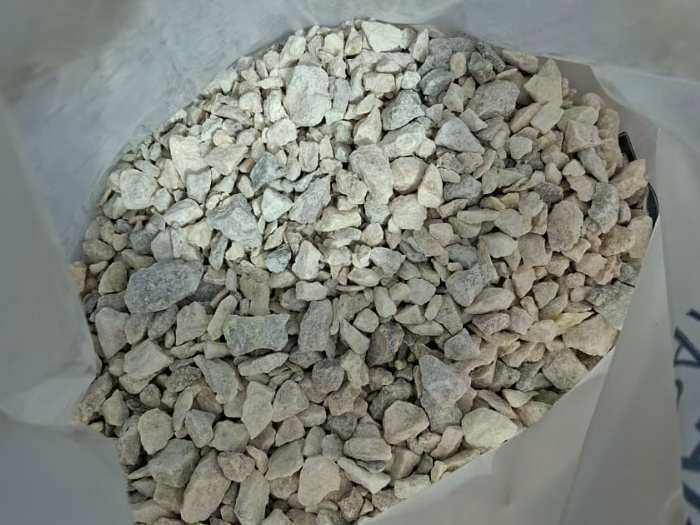 Piedra granza blanca x20lts