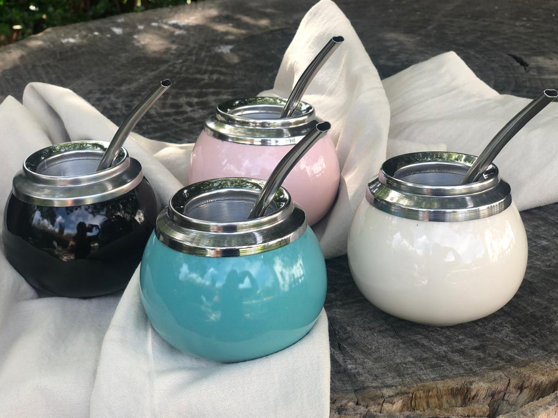 Mate de Ceramica y acero