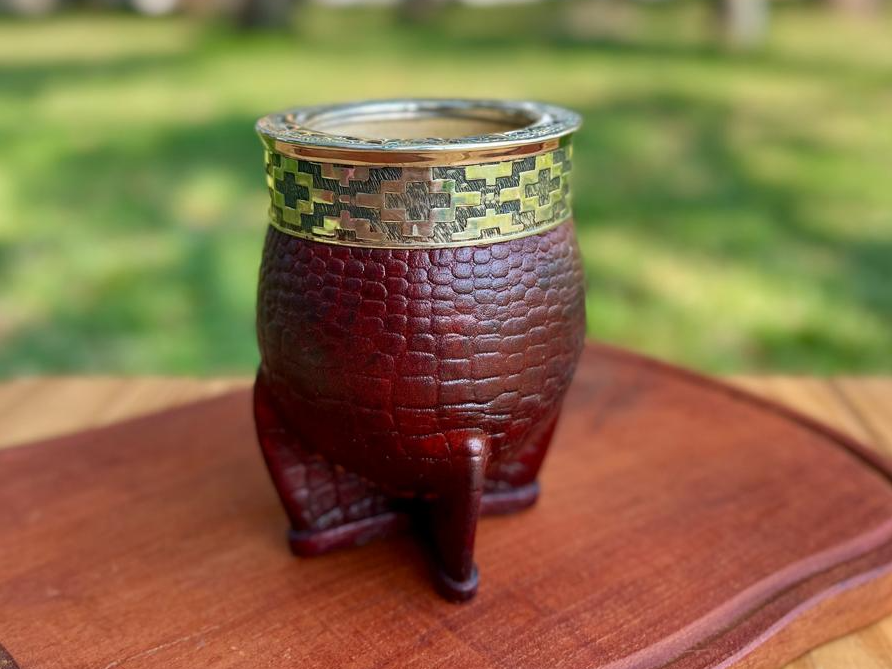Mate Imperial cuero croco