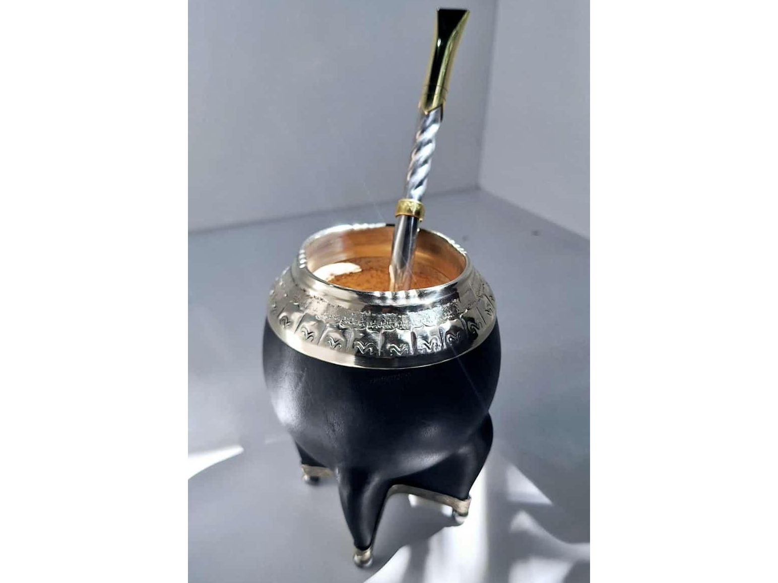 Mate torpedo con virola de alpaca