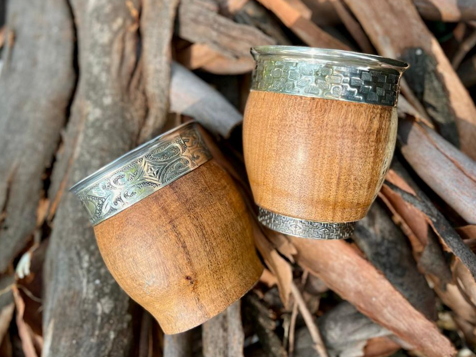 Mate de Algarrobo Imperial con alpaca