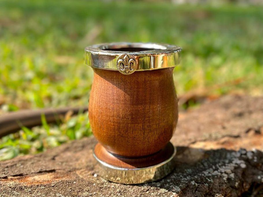 Mate de Algarrobo con virola de alpaca
