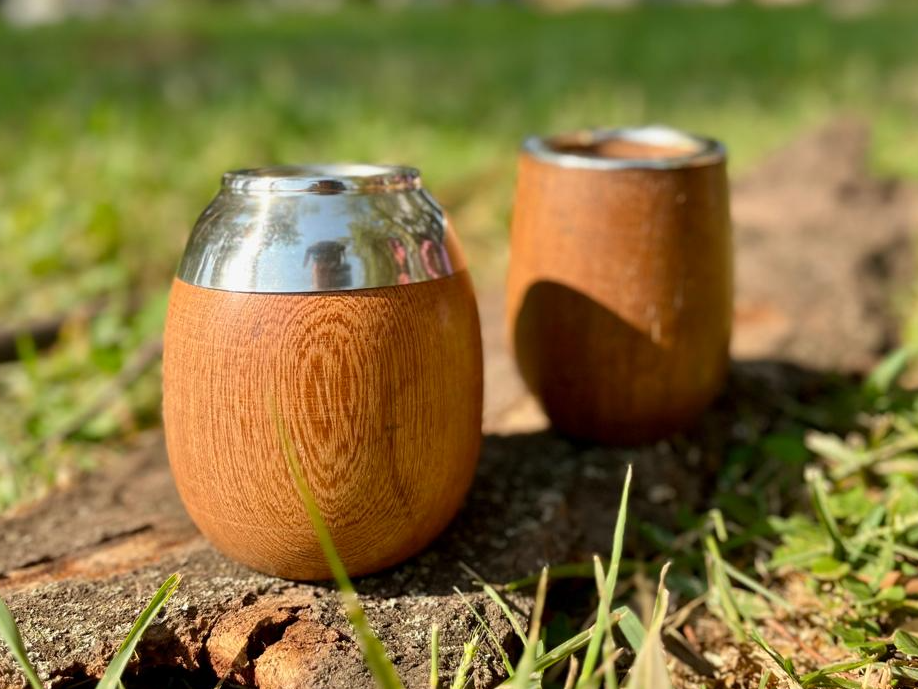 Mate Perita de algarrobo y acero